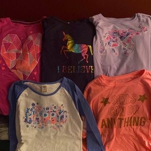 Girls long sleeve t-shirts